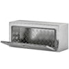 Heavy Duty Aluminum Truck Bed Tool Box, 36 Inch Wavy Plate Tool Box Chest, Waterproof Storage Toolbox Chest Organizer