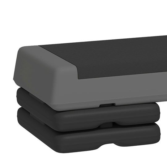 Adjustable Exercise Step Platform, 3-Level with Risers 4