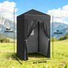 4 x 4 ft Compact Pop Up Canopy Tent, UPF 50+ Changing Room, Portable Instant Privacy Canopy with Mesh Window, Black