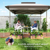 12' x 12' Pop Up Canopy Sun Shade Instant Tent Folding with Mesh Sidewalls