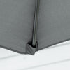 10ft Cantilever Patio Umbrella Offset Parasol with Crank Handle, Cross Base for Garden, Deck, Dark Grey