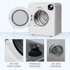 Compact Laundry Dryer Machine, 1300W, 3.22 Cu. Ft. Electric Portable Clothes Dryer with 7 Drying Modes for Apartment or Dorm