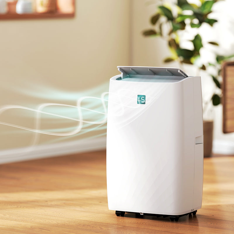 12000 BTU Portable Air Conditioner, AC Unit with Cool, Dehumidifier, Fan, 550 Sq. ft, 24H Timer On Off, Window Kit