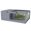 Wood Tortoise House for Lizards, Geckos, Indoor Outdoor Use, 35.8