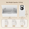 Storage Bench with Lift Top Storage Chest with Safety Hinges for Entryway, Living Room