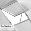 6' x 10' x 6.4' Walk-in Garden Greenhouse Polycarbonate Panels Plants Flower Growth Shed Cold Frame Outdoor Portable Warm House Aluminum Frame, Transparent