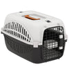 Airline Approved Pet Carrier for Mini Dogs and Cats with Steel Wire Door, Water Bowl, for Car, Airplane, Outdoor, Balck