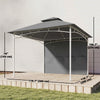 10' x 10' Patio Gazebo, Double Roof Outdoor Gazebo Canopy Shelter with Storage, Hook, Metal Frame