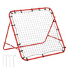 Volleyball Rebounder Net Football Training Aid Kickback Target Play Red