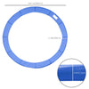 12ft Trampoline Pad, Trampoline Replacement Safety Pad Mat Spring Cover, Water-Resistant, UV-Resistant, Tear-Resistant Edge Protection, No Holes for Pole, Blue