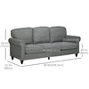 3-Seater Sofa Couch, 81