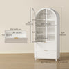 Arched Kitchen Pantry Cabinet, 71