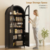 Arched Kitchen Pantry Cabinet, 71