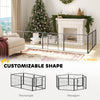 Heavy Duty Dog Playpen with Door for Small Dogs, 6 Panels, 23.5