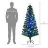 7ft White Christmas Tree Artificial Christmas Tree with 1230 Branch Tips and Metal Stand