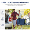 Folding Garden Chairs Set of 2, Reclining Zero Gravity Chair, Sun Lounger with Cushion and Headrest, Dark Blue