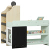 Kids Grocery Store Playset, Wooden Play Store with Play Food, Cash Register, Chalkboard, 44 Accessories for Ages 3-6