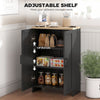Modern Storage Cabinet with Doors and Adjustable Shelf for Kitchen, Living room, 23.6