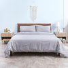 Set of 2 Bedroom Nightstands, Side Table with Storage Shelf and Drawer for Living Room, Bedroom, Natural Wood