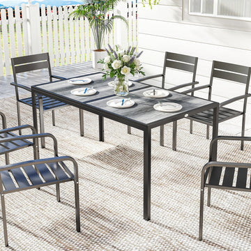 Outdoor Dining Table for 4-6, 59