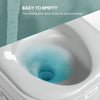Porta Potty, 5.8 Gallon Portable Toilet with Level Indicator and Anti-Leak Pump for Camping, Boating, Hiking, Travel, RV