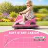 Qaba Bumper Car for Kids, 6V Battery Powered Bumping Car with 360 Degree Spin, Dual Motors, Music, for 3-8 Years, Pink