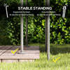 10' x 13' Double Roof Patio Gazebo, Outdoor Gazebo with Curtains, for Garden, Lawn, Backyard and Deck
