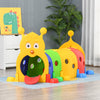 Tunnel de jeu Qaba en forme de lion pour enfants (3-6 ans), violet