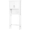 Over the Toilet Storage, Bathroom Cabinets Over Toilet, Cabinet Above Toilet with Doors and Shelves