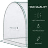 8' x 3' x 2.6' Mini Greenhouse Portable Hot House for Plants with Zippered Doors for Outdoor, Indoor, Garden, Clear