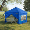 10' x 10' Pop Up Canopy Tent, Instant Sun Shelter, Tents for Parties, with Wheeled Carry Bag