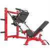 Soozier Leg Press Machine with Wheels and Calf Block, Adjustable Squat Machine for Home Gym, 1000 lbs Capacity