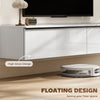Wall Mounted TV Stand, Floating TV Cabinet with Storage, for TVs up to 80