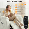 Massage Recliner Chair with Quiet Brushless Motor Pet-Friendly Fabric Power Recliner with 2 Memory Positions