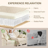 Corduroy Couch, 3 Seater Sofa, Modern Upholstered Couch with Curved Armrests and 8 Removable Pillows