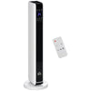 Ceramic Tower Heater, Oscillating Space Heater with Remote Control, Timer, Tip-Over & Overheat Protect, 750W/1500W