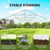 Heavy Duty Party Tent, 20' x 40' Large Sun Shade Canopy Tent for Parties, Wedding, Events, BBQ Grill, White