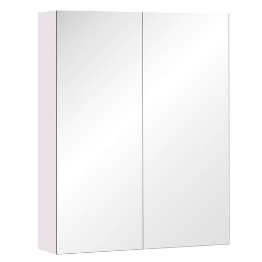 Wall Mount Medicine Cabinet with Mirror, Bathroom Medicine Cabinet Storage Organizer with Adjustable Shelf, Double Door Cupboard, Soft Closing, 23.5