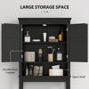 3-Tier Over Toilet Storage Unit Washing Machine Cabinet Dryer Cabinet with Adjustable Shelf for Bathroom, Laundry