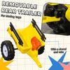 Ride on Excavator with Back Trailer, Shovel & Rake for 3+ Year Old
