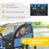 2 Seat Bike Trailer for Kids, Baby Stroller with Storage Bag, 5 Point Harness, Bicycle Trailer with 20