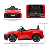 Ride-On Toy On Car with Remote Control, 12V 3.1 MPH Electric Ride for Kids w/ Suspension System, Horn Honking