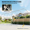 10' x 19' Heavy Duty Carport, Portable Garage Car Canopy Tent Shelter with Reinforced Galvanized Frame, Dark Grey