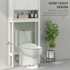 3-Tier Over Toilet Storage Unit Washing Machine Cabinet Dryer Cabinet with Adjustable Shelf for Bathroom, Laundry