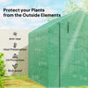 8' x 6' x 7' Portable Walk-In Greenhouse Hot House with 18 Shelves,  Water/UV Resistant Weather Cover, & Roll Up Door