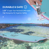 10x5ft Floating Mat Floating Lily Pad Water Carpet Float Aqua Mat Water Recreation and Relaxing in Lake, River, Beach, Swimming Pool, Blue