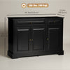 Modern Sideboard Cabinet, Buffet Cabinet with 2 Drawers and Adjustable Shelves, Buffets Tables for Dining Room