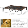 Elevated Dog Bed, Raised Dog Cot for XL Sized Dogs, Indoor & Outdoor, 48