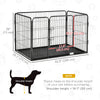 4 Panels Dog Playpen, Heavy Duty Dog Fence, 28