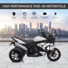 Kids Electric Pedal Motorcycle Ride-On Toy 6V Battery Powered w/ Music Horn Headlights Motorbike for Girls Boy White